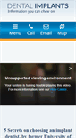 Mobile Screenshot of gainesvilledentalimplants.com